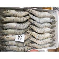 Tôm sú nguyên con đông lạnh 25 con